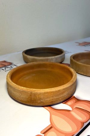 Tekli Toprak Karides-mantar Güveci Pişirme Tavası 18 Cm (AİRFRYER IÇİNDE KULLANILABİLİR)