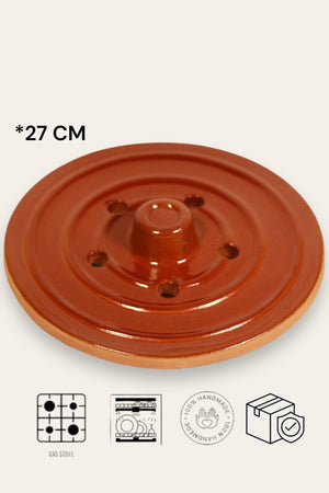 Toprak Sırlı Sarma-dolma Taşı Kiremit 27 Cm