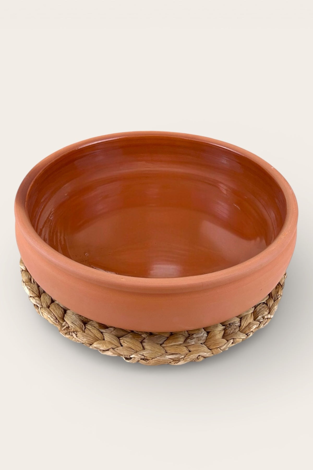 Şeffaf Sırlı Toprak Tava-Fırın Tepsisi Güveç Kabı Büyük Boy 35*8 cm Ev Tipi Eliktrikli Fırın Uyumlu