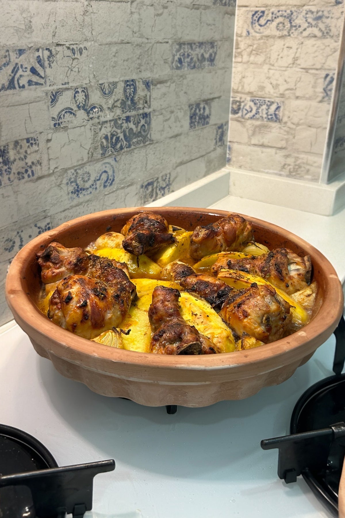 Sırlı Toprak Güveç-pişirme Tavası-borcam-fırın Tepsisi 30 Cm 2-3 Kişilik