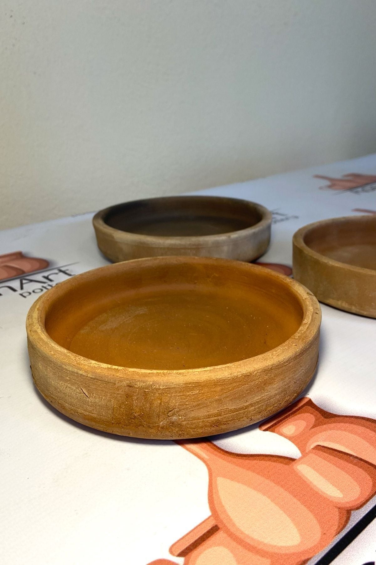 Tekli Toprak Karides-mantar Güveci Pişirme Tavası 18 Cm (AİRFRYER IÇİNDE KULLANILABİLİR)